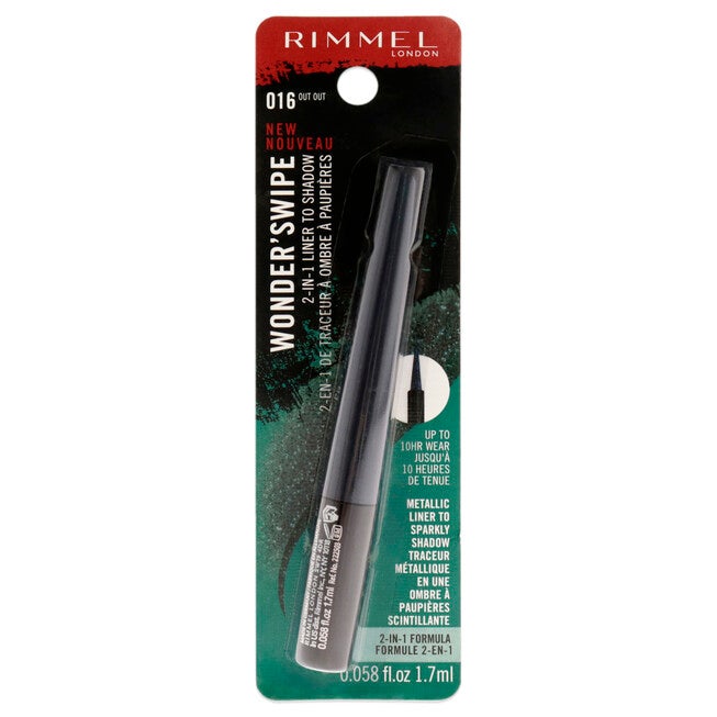Wonder Swipe 2-in-1 Liner to Shadow - 016 Out Out by Rimmel London for Women - 0.058 oz Eyeliner, NA, hi-res image number null