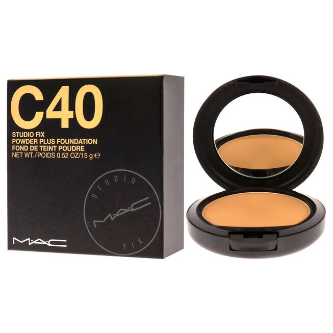 Studio Fix Powder Plus Foundation - C40 by MAC for Women - 0.52 oz Foundation, , alternate image number null