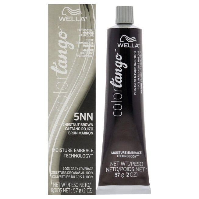 Color Tango Permanent Hair Color - 5NN Chestnut Brown by Wella for Unisex - 2 oz Hair Color, NA, hi-res image number null
