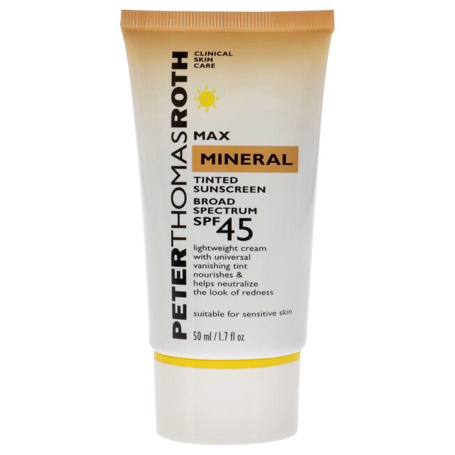 Max Mineral Tinted Sunscreen SPF 45 by Peter Thomas Roth for Unisex - 1.7 oz Sunscreen, , alternate image number null
