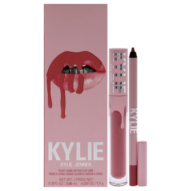 Velvet Lip Kit - 305 Harmony by Kylie Cosmetics for Women - 2 Pc 0.10oz Velvet Liquid Lipstick, 0.039oz Lip Liner, NA, hi-res image number null