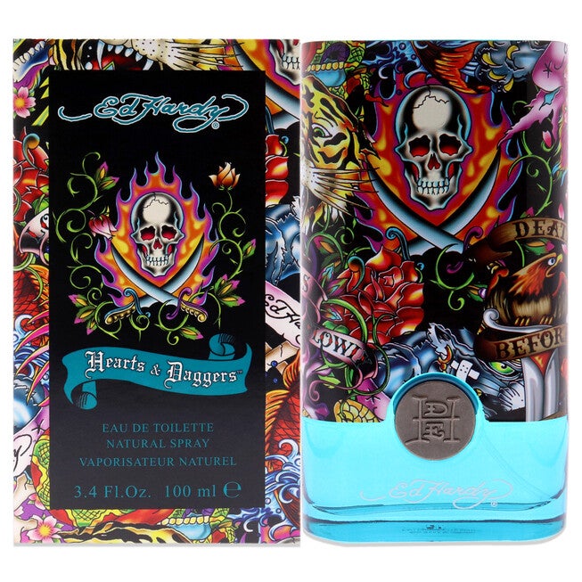 Ed Hardy Hearts and Daggers by Christian Audigier for Men - 3.4 oz EDT Spray, , alternate image number null