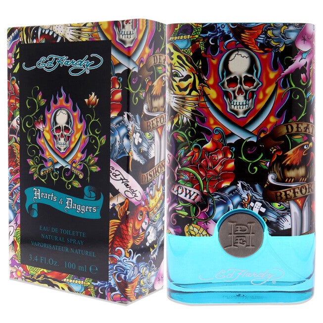 Ed Hardy Hearts and Daggers by Christian Audigier for Men - 3.4 oz EDT Spray, , alternate image number null