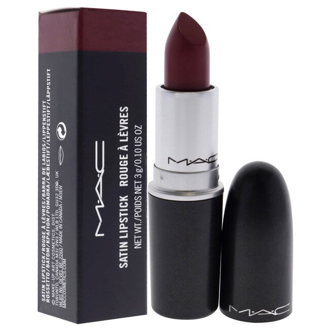 Satin Lipstick - 801 Amorous by MAC for Women - 0.10 oz Lipstick, NA, alternate image number null