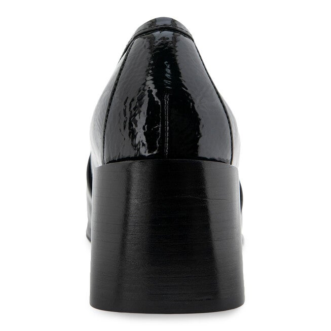 Arnett Block Heel Loafer, BLACK PATENT, on-hover image number null