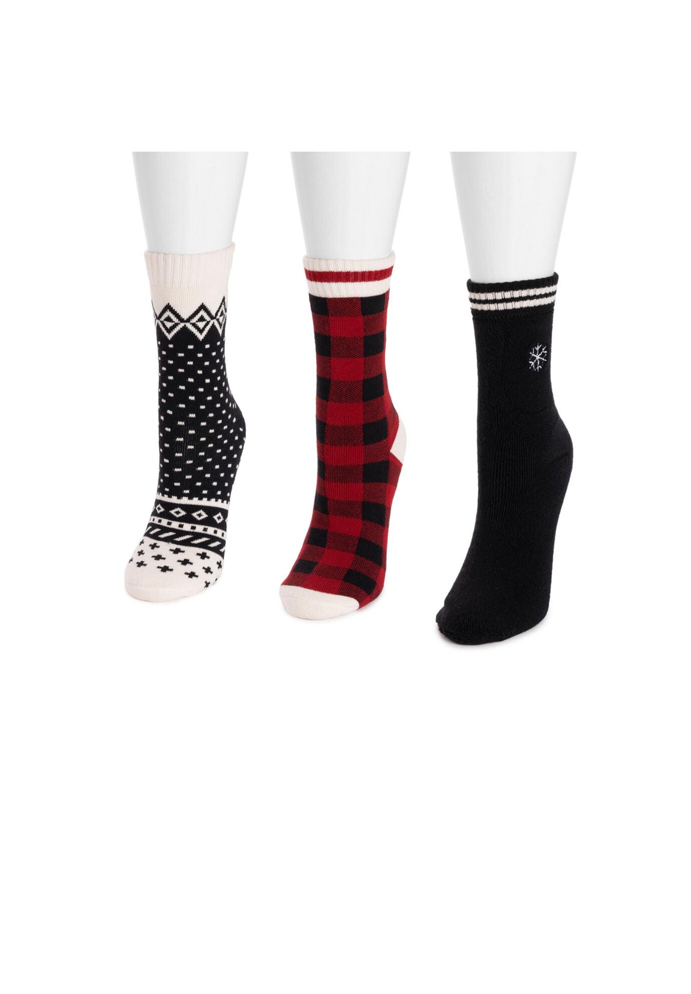 3 Pair Terry Slipper Socks, , alternate image number 3