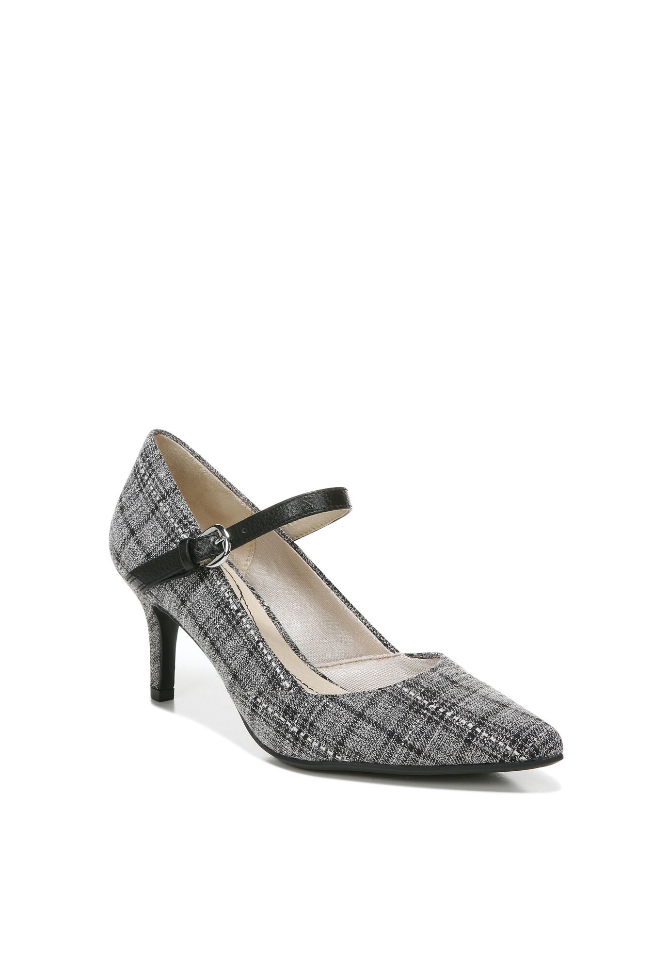 Sandrine Pump, BLACK PLAID, hi-res image number 0