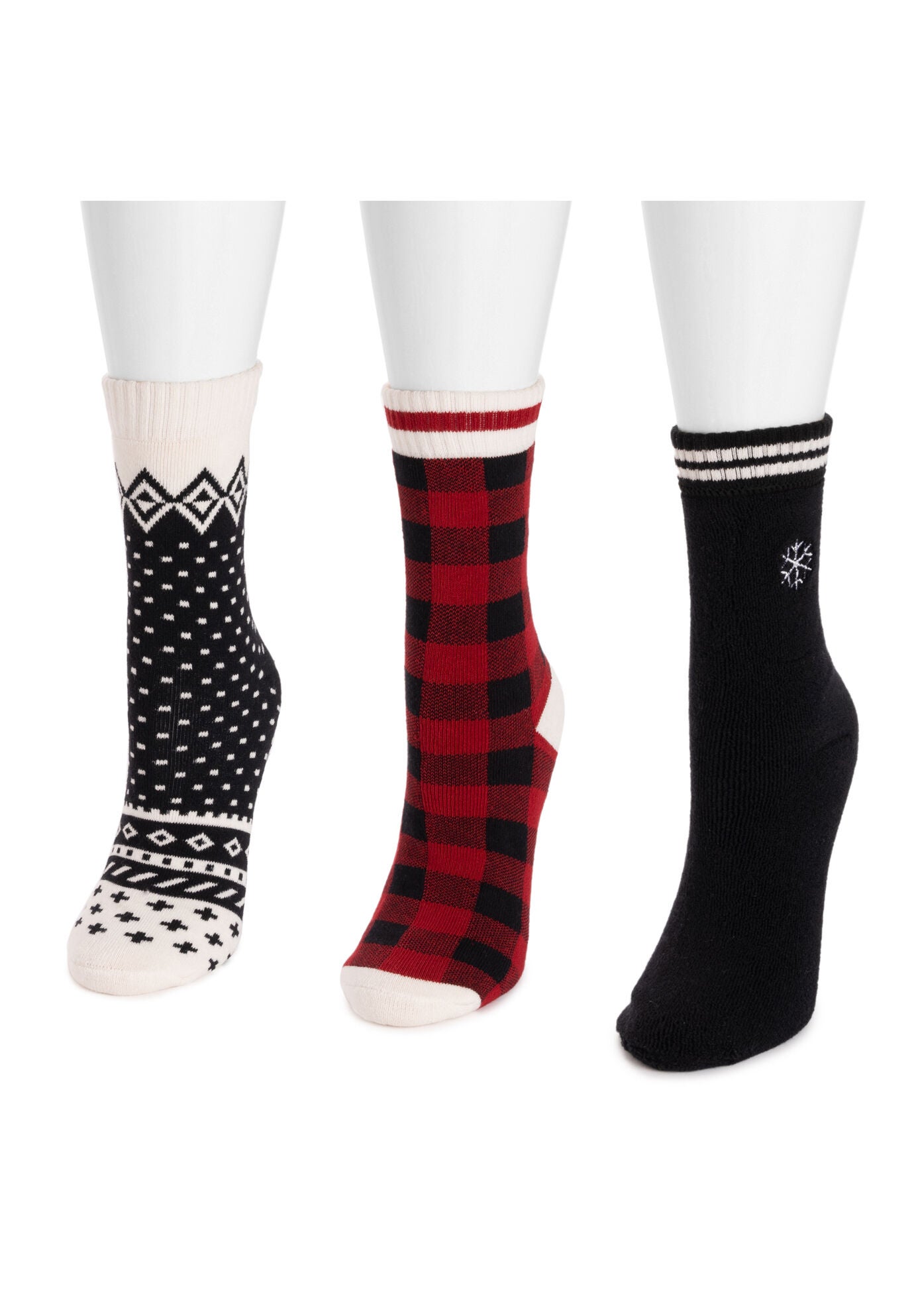 3 Pair Terry Slipper Socks, , on-hover image number 1