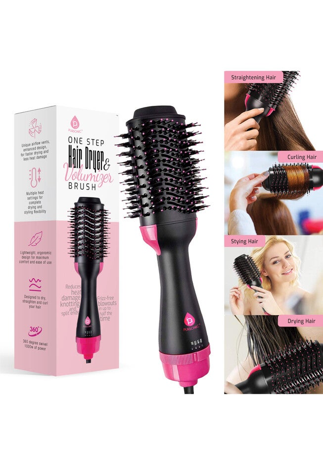 Hot Hair/Volumizer Brush Straightener, , alternate image number null