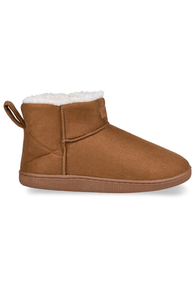 Polysuede Low Cut Ankle Slipper, , alternate image number null