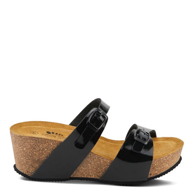 Bynum Sandal, BLACK PATENT, alternate image number null