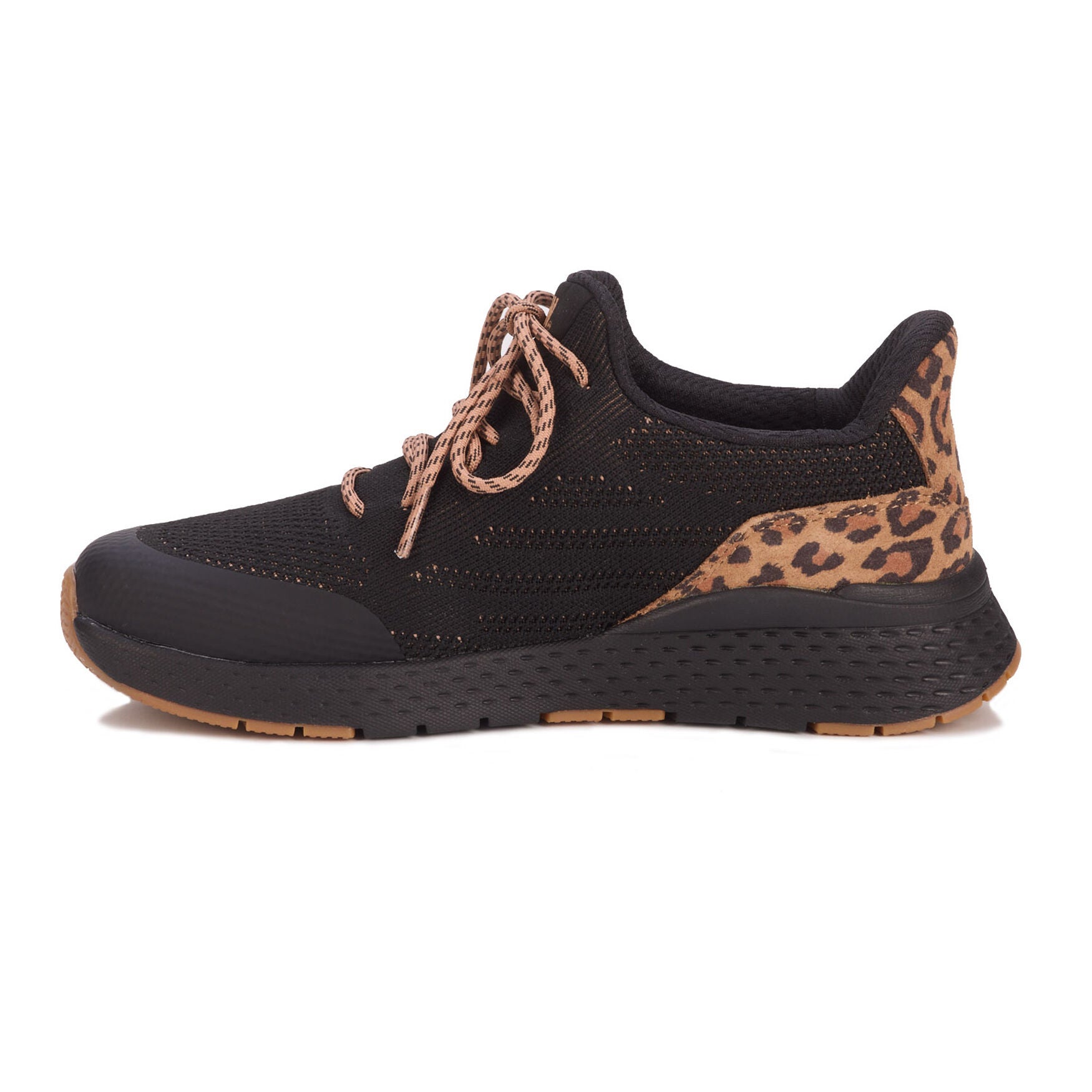 Bandit Hands-Free Sneaker, BLACK WHITE LEOPARD, alternate image number 3