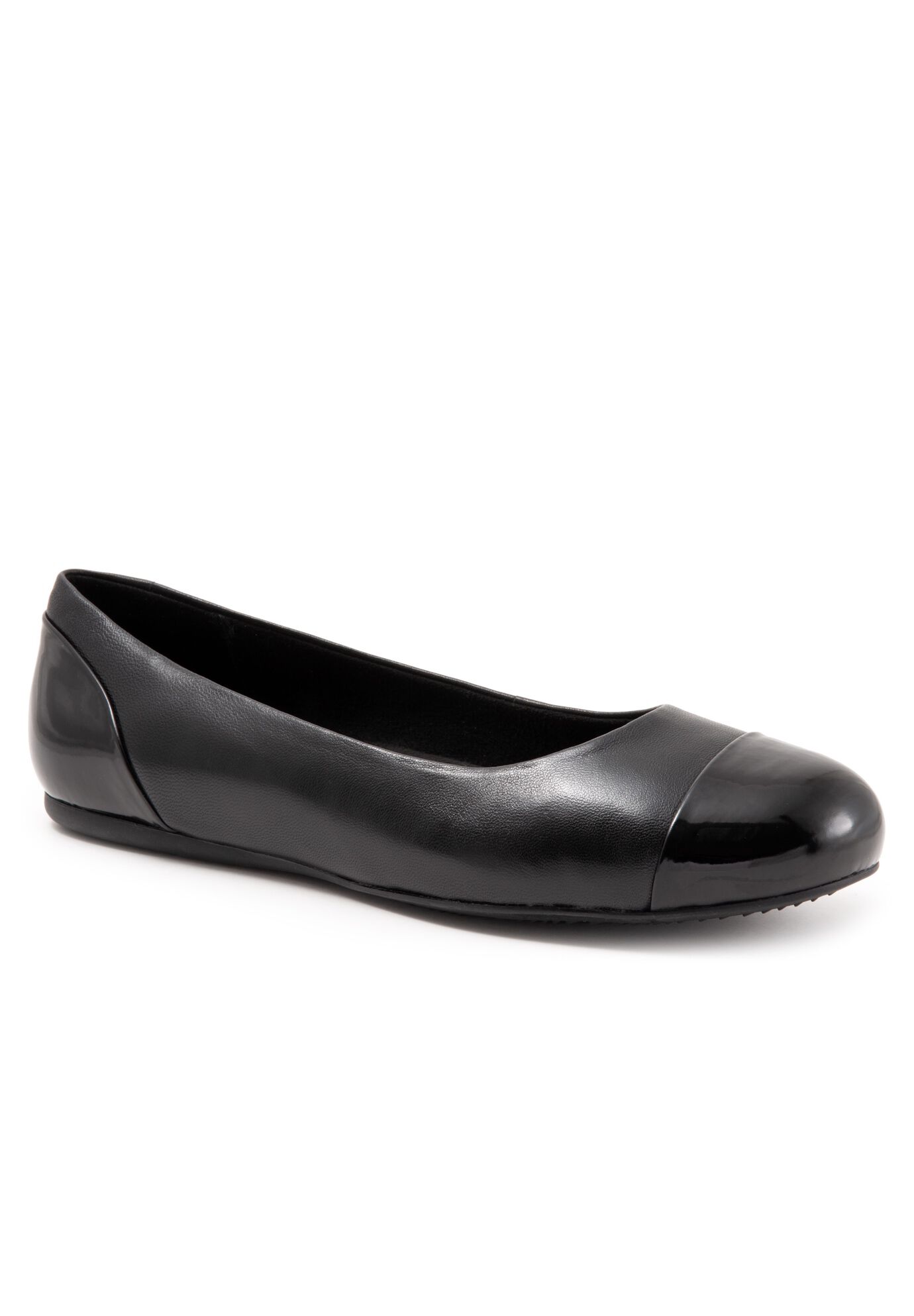 Sonoma Cap Toe Flat , BLACK, hi-res image number 0