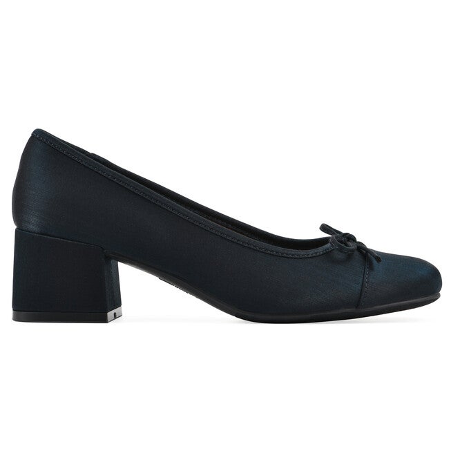 Lately Block Heel, MID BLUE SHIMMER, alternate image number 2
