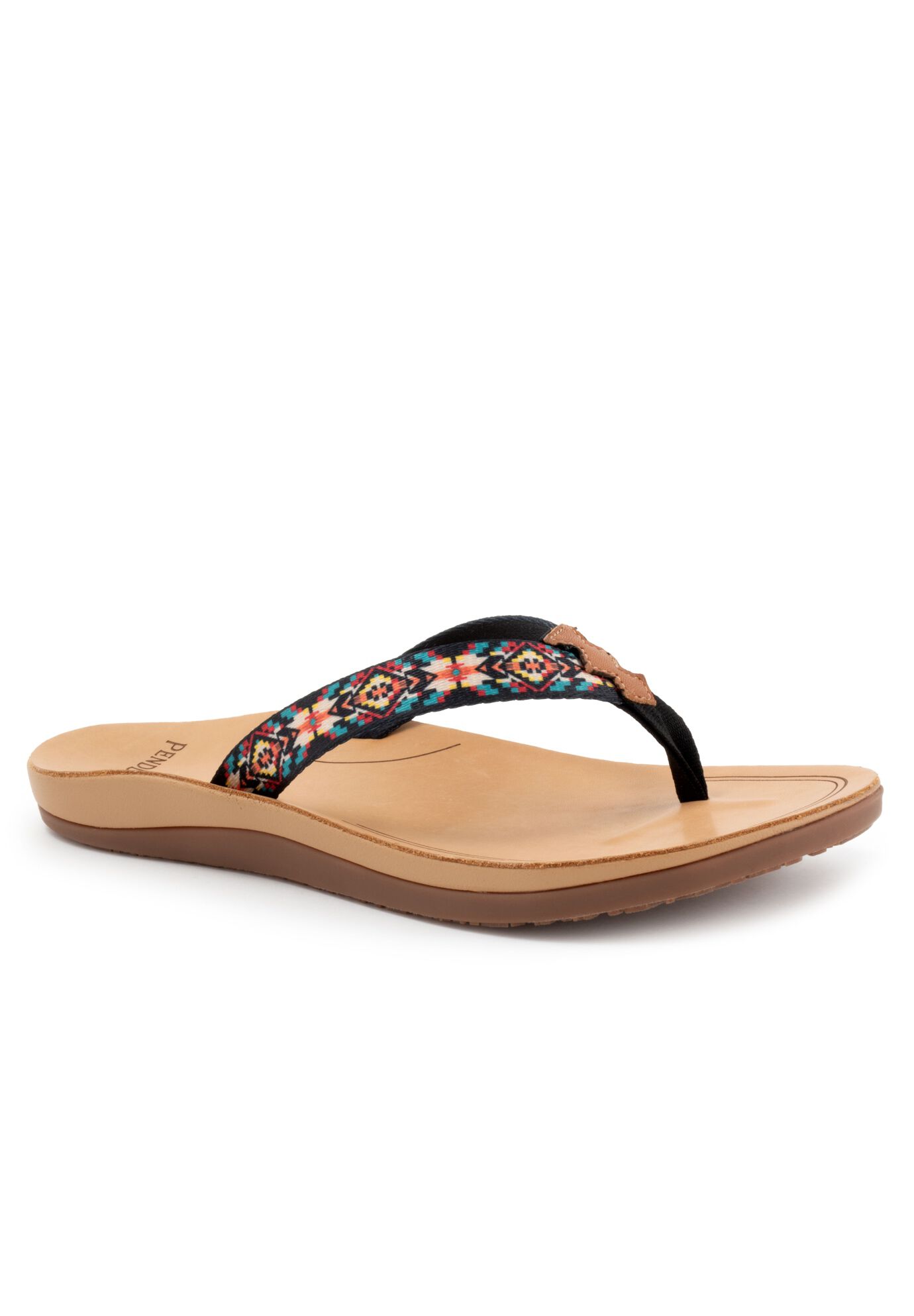 Carico Lake Thong Sandal, BLACK, hi-res image number 0