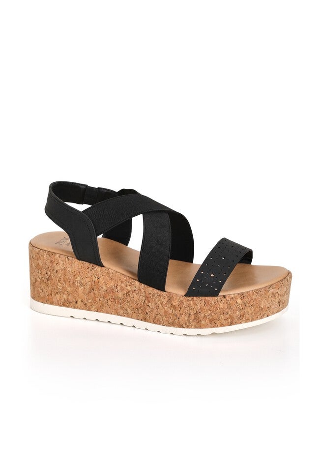 Phoebe Flatform, BLACK, hi-res image number 0