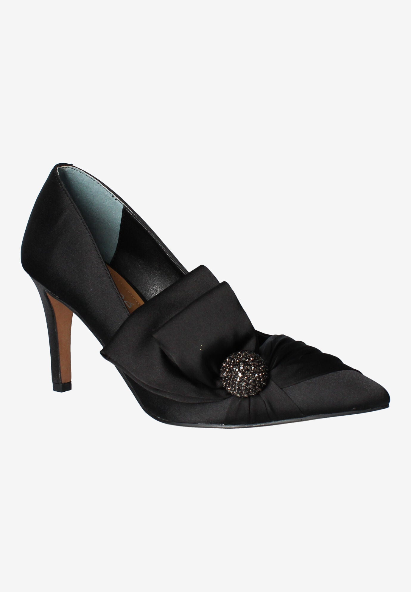 Hirisha Pump, BLACK SATIN, hi-res image number 0