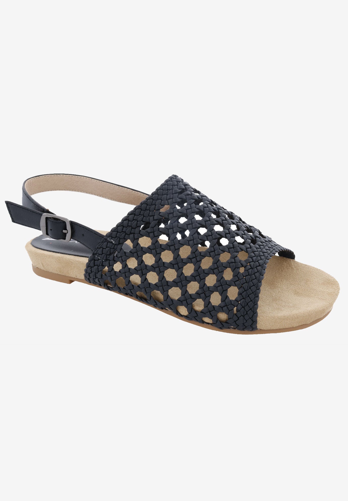 Newable Sandal, BLACK WOVEN, hi-res image number 0