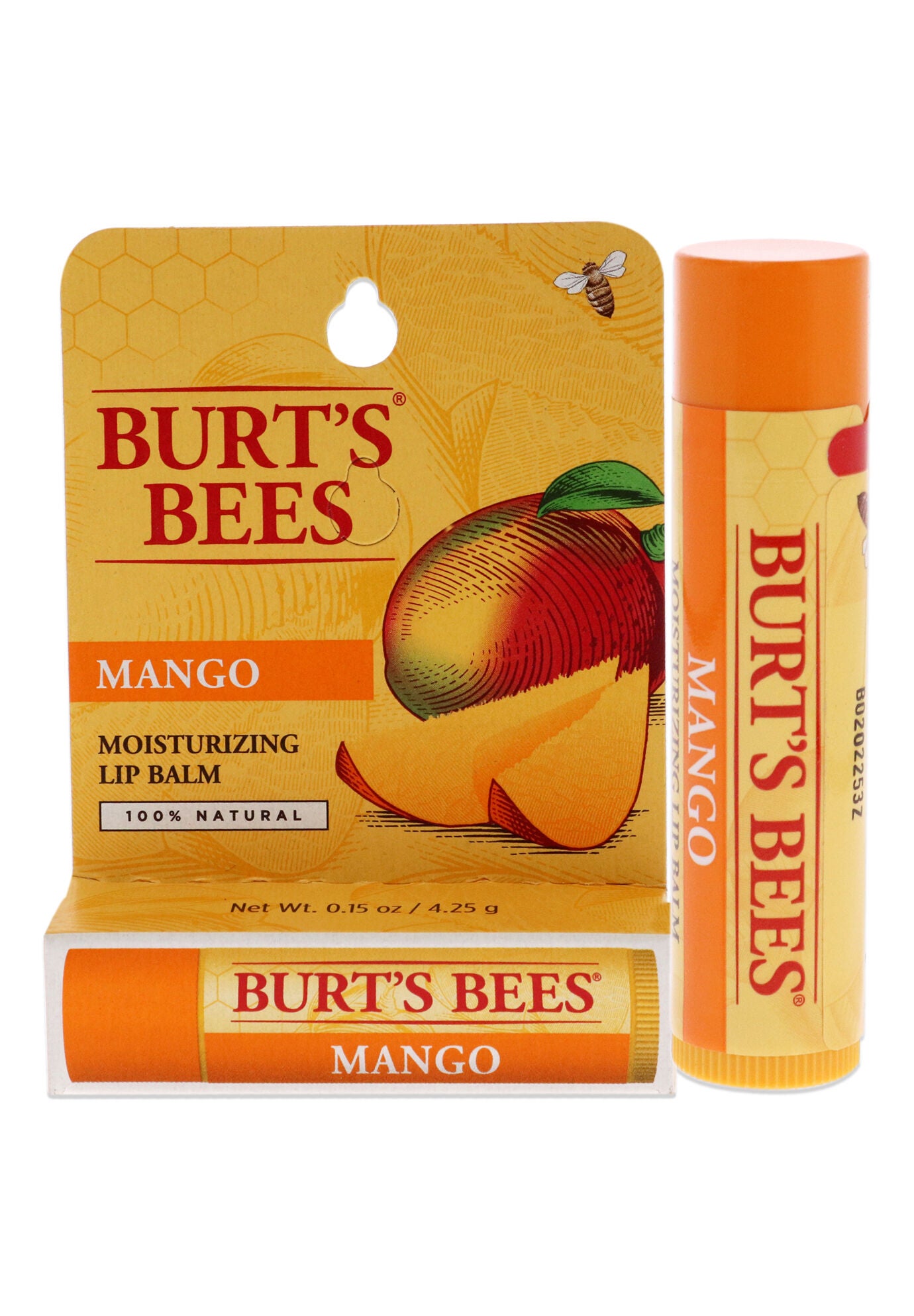 Mango Moisturizing Lip Balm Blister -0.15 Oz Lip Balm, O, hi-res image number 0