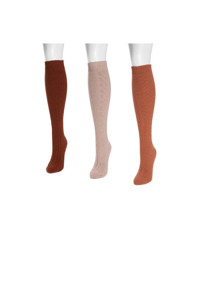 3 Pair Pack Slippers Socks, , alternate image number 2