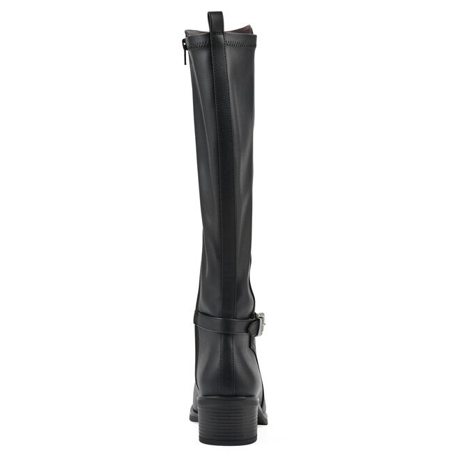 Custard Tall Shaft Riding Boot, BLACK SMOOTH, on-hover image number null