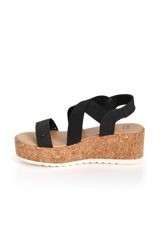 Phoebe Flatform, BLACK, alternate image number 5