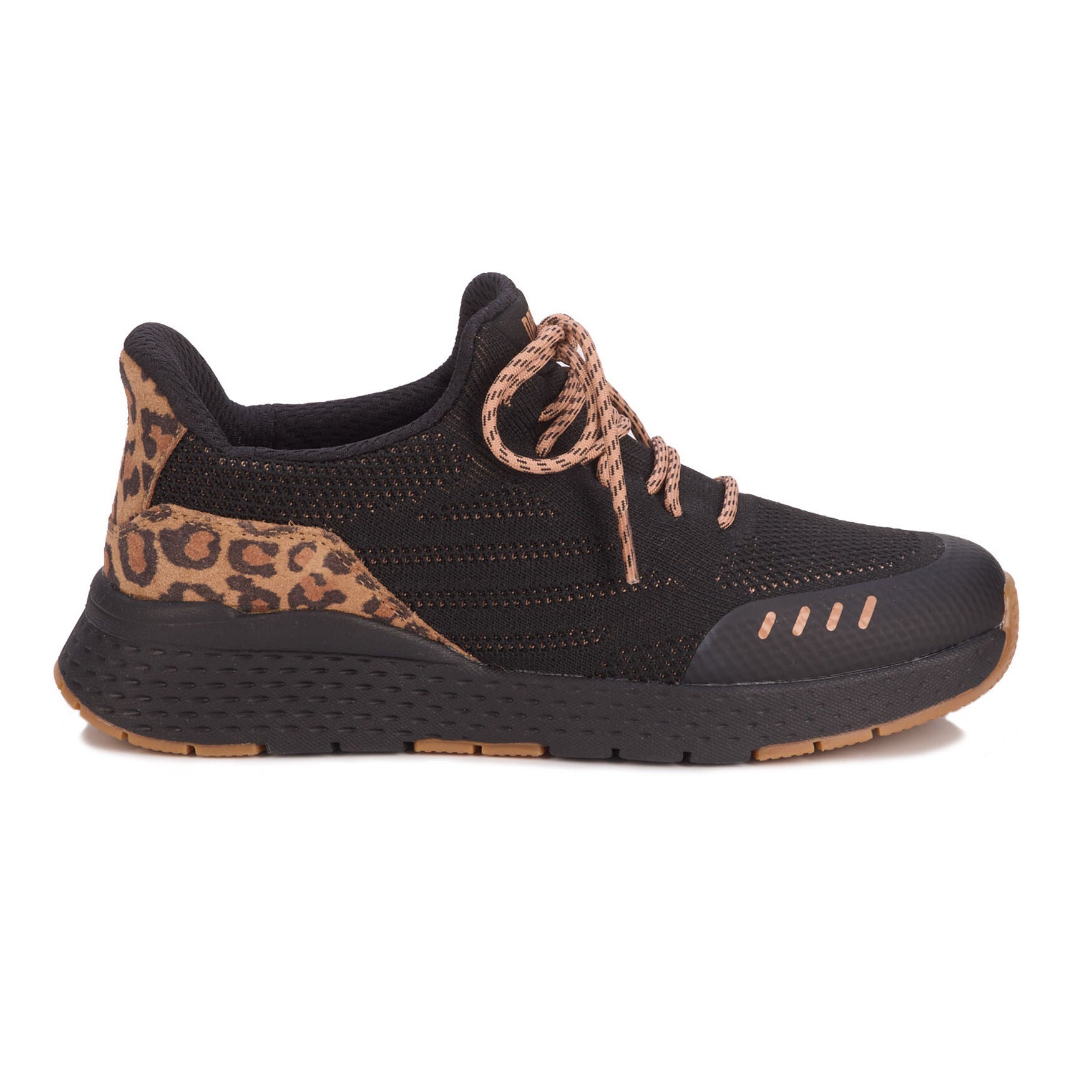 Bandit Hands-Free Sneaker, BLACK WHITE LEOPARD, alternate image number 2