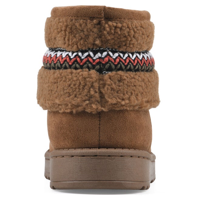 Icons Faux Fur Bootie, CHESTNUT, on-hover image number null