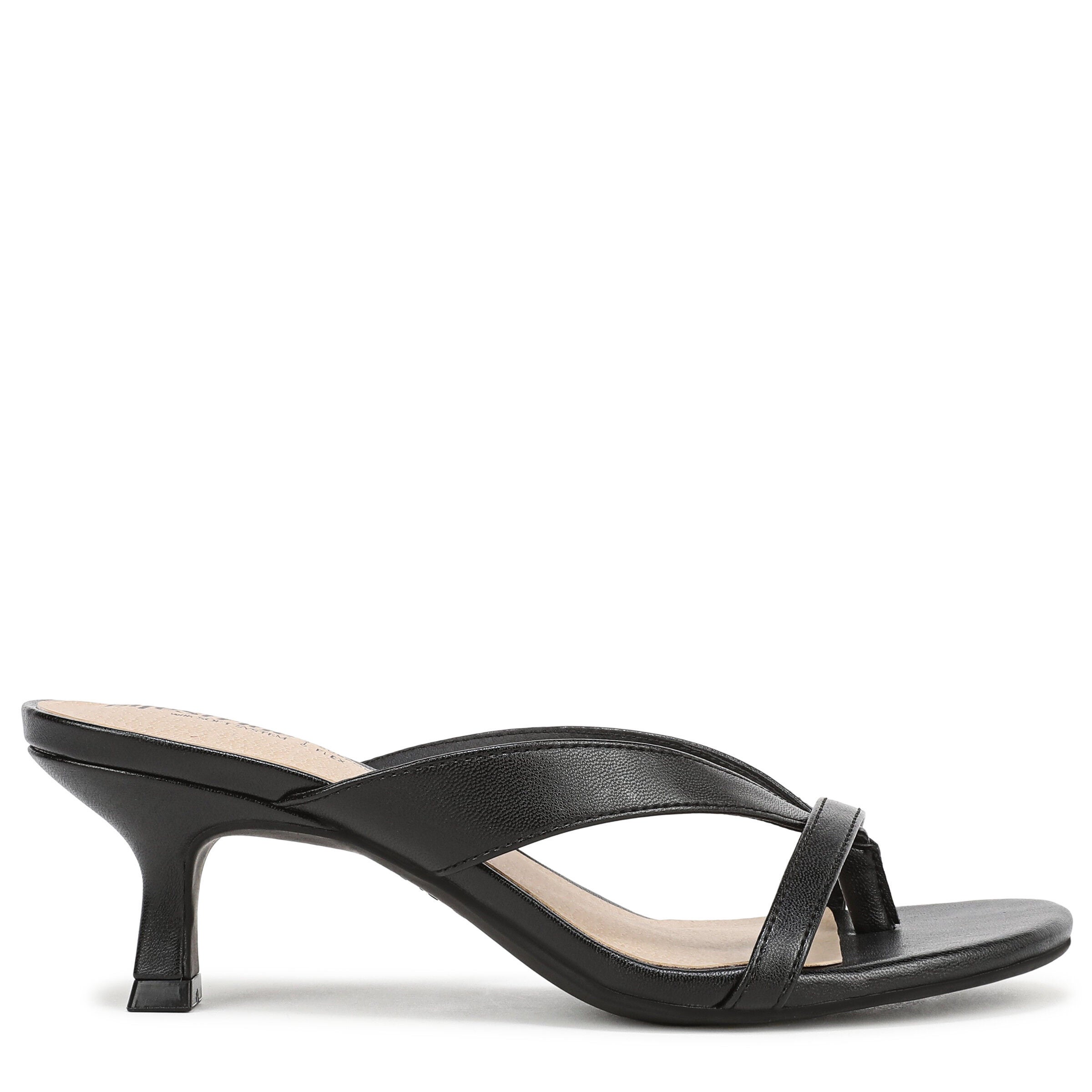 Navine Thong Sandal, BLACK, alternate image number 3