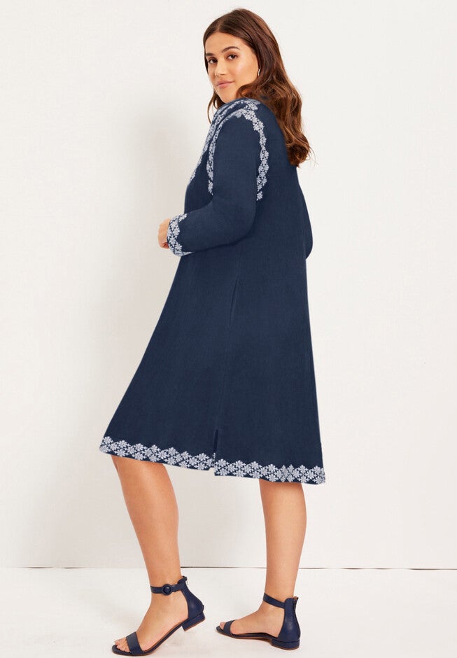 Embroidered Boardwalk Dress, , alternate image number 2