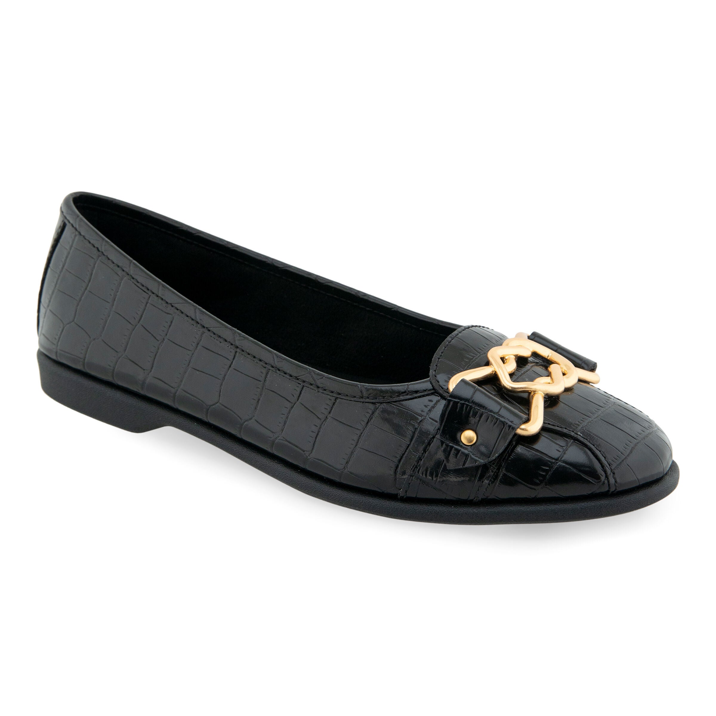 Bia Buckle Flat, BLACK, hi-res image number 0