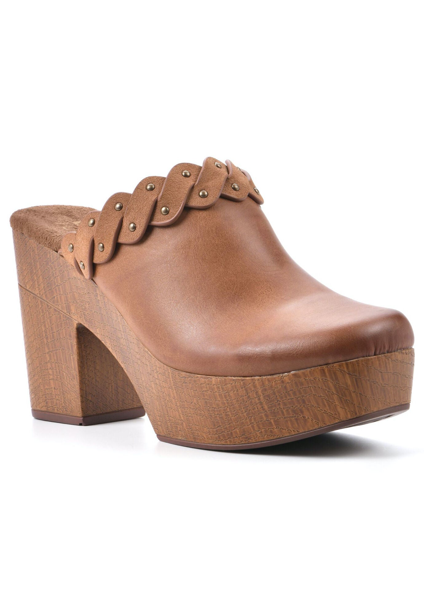 Toss Up Casual Mule, TAN BURNISHED SMOOTH, hi-res image number 0