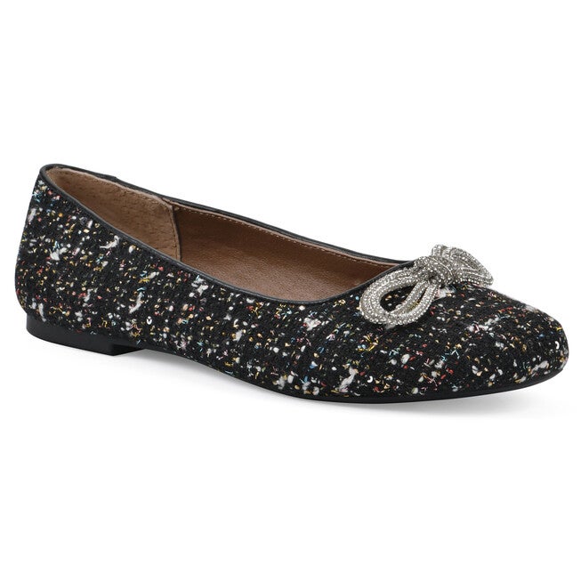 Sashimi Ballet Flat, BLACK MULTI FABRIC, hi-res image number null