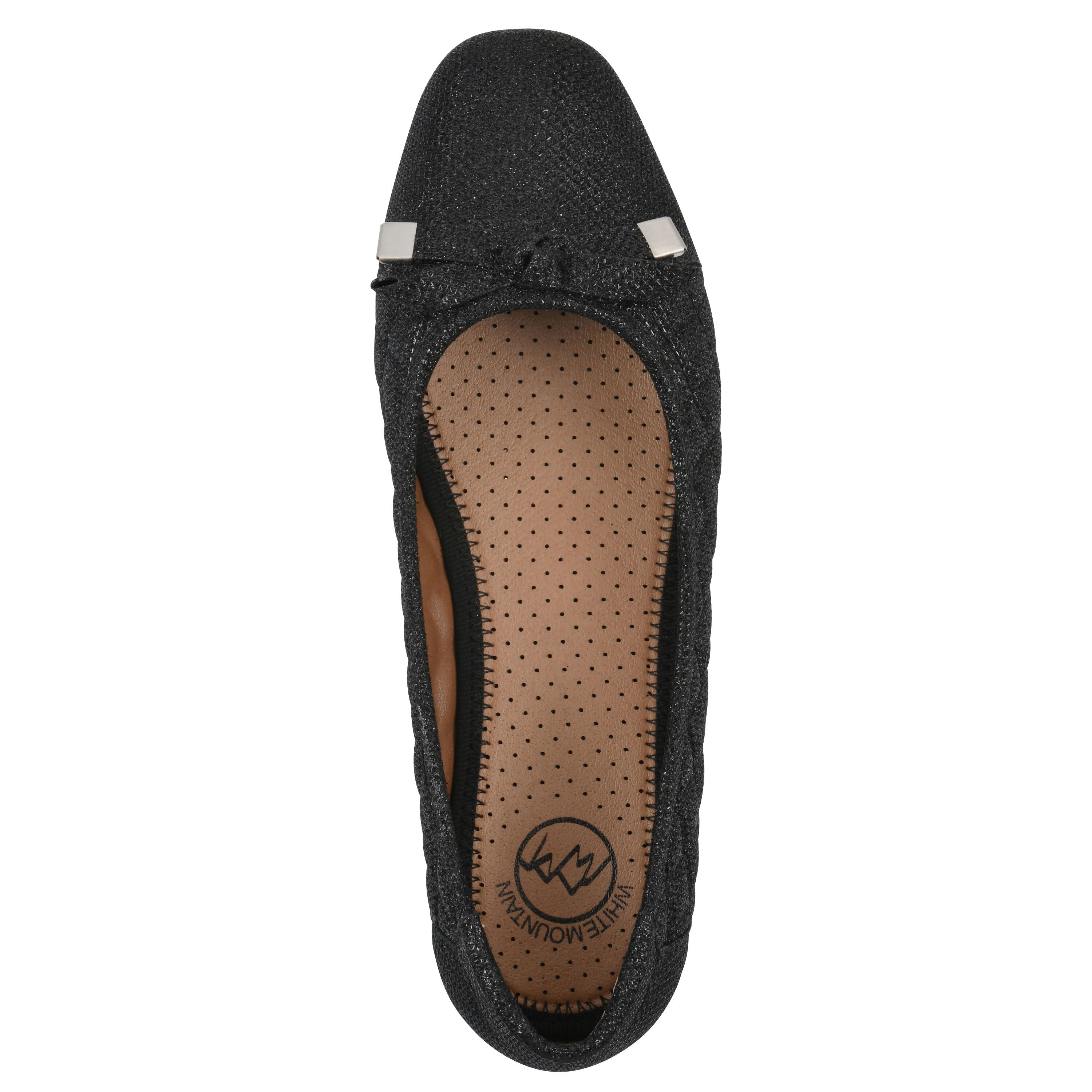 Bocah Ballet Flat, BLACK GLITTER, alternate image number 4