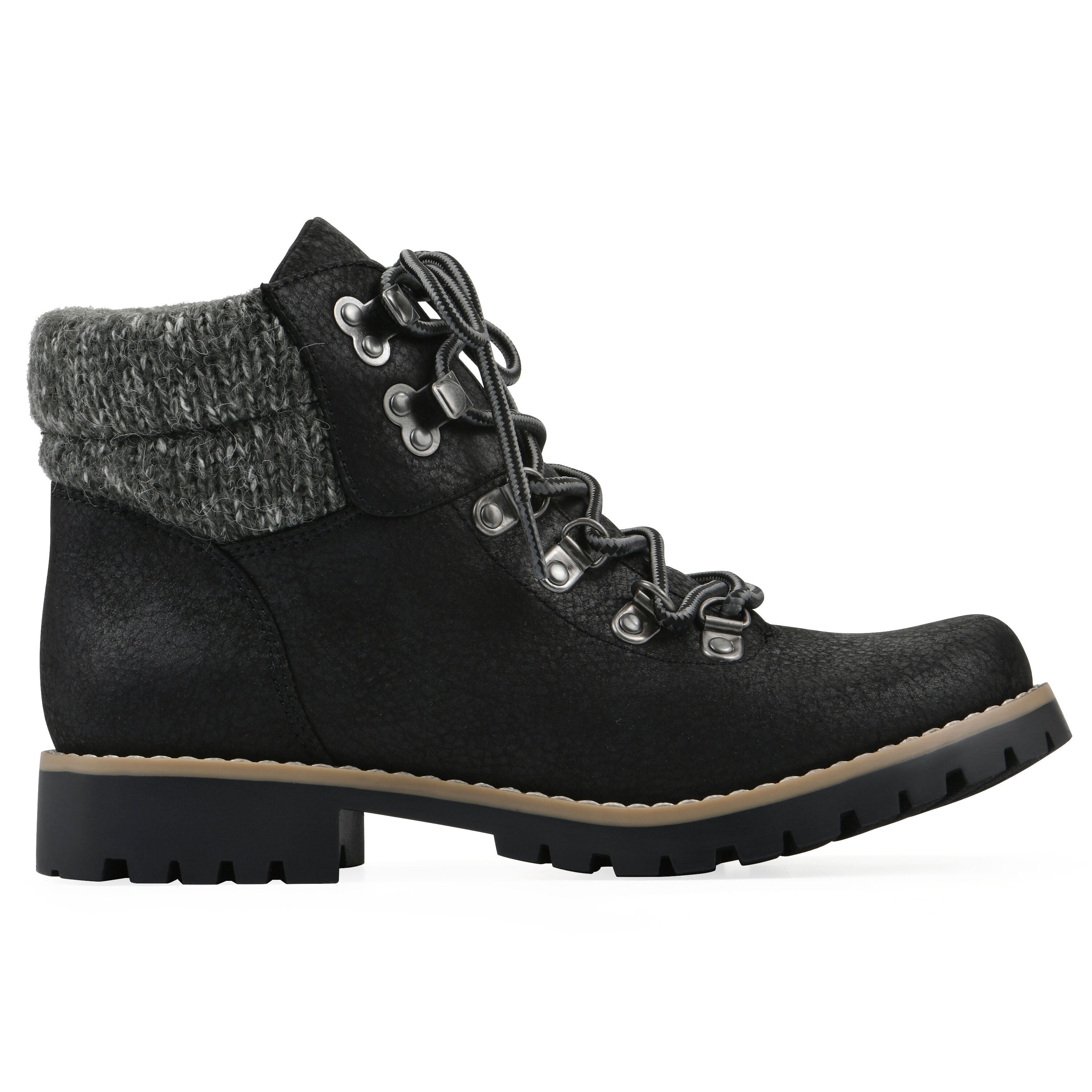 Pathfield Lace-Up Bootie, BLACK FABRIC, alternate image number 2