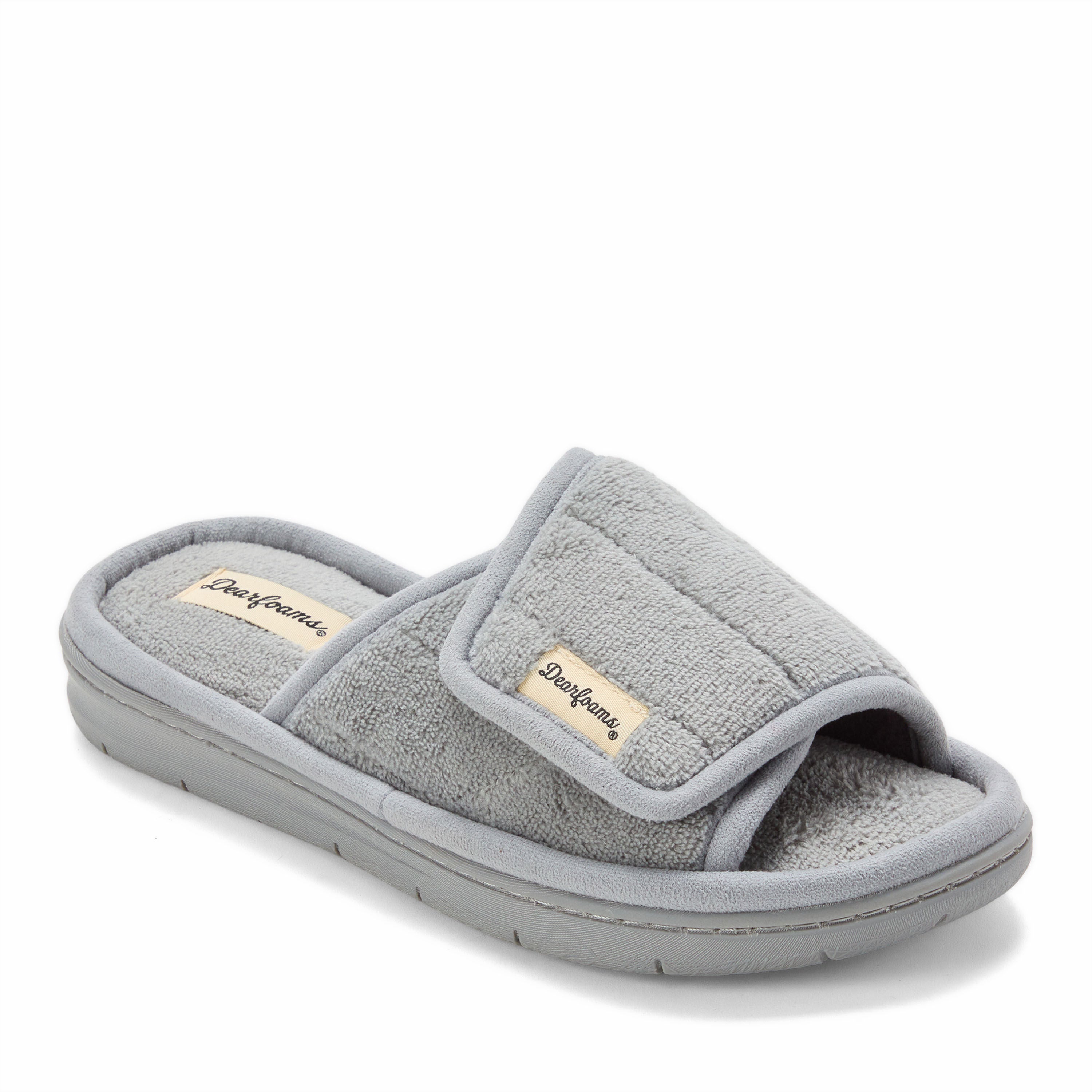 Mickey Terry Adjustable Slide, SLEET, hi-res image number 0