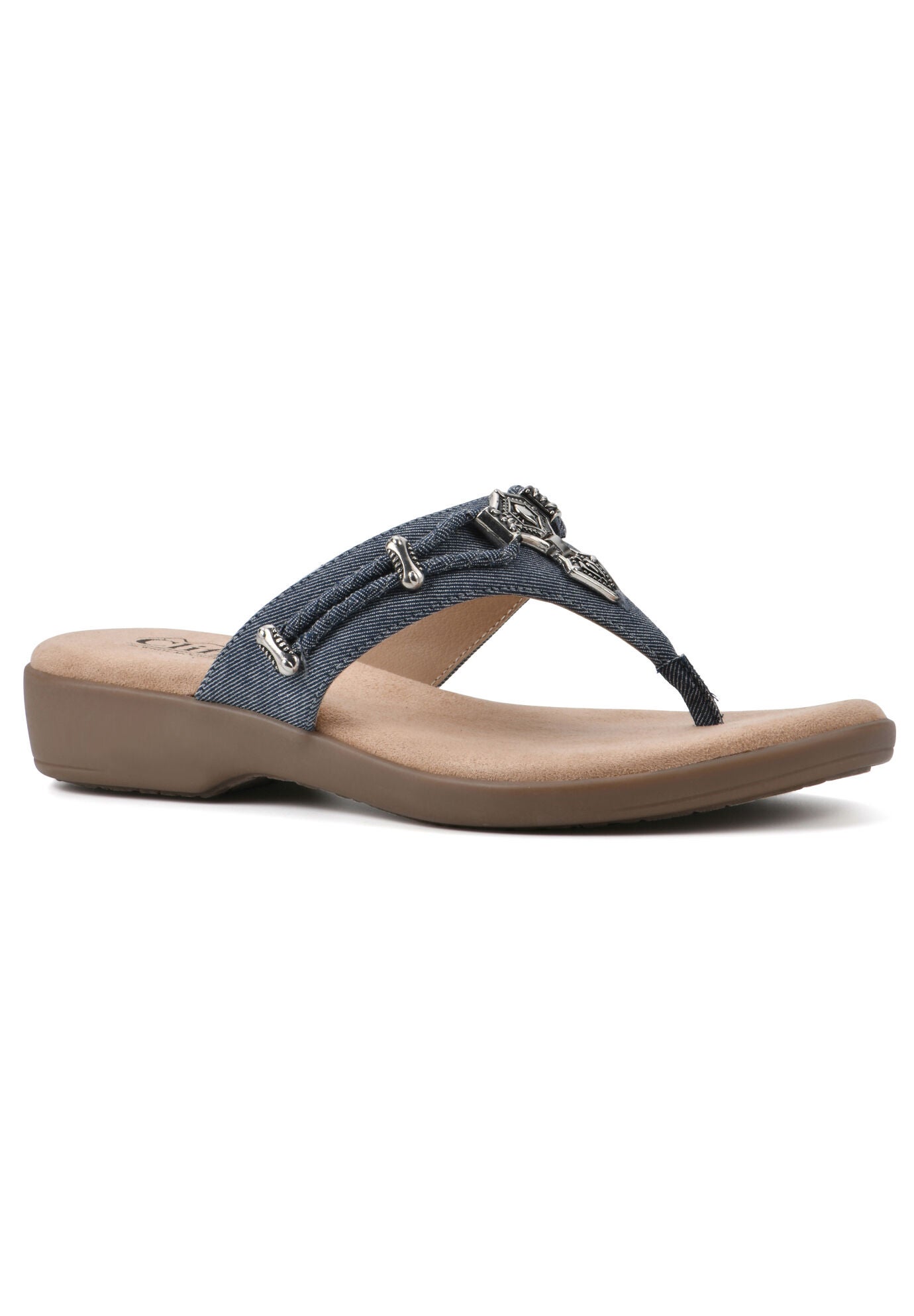 Bailee Sandals, DARK BLUE DENIM, hi-res image number 0