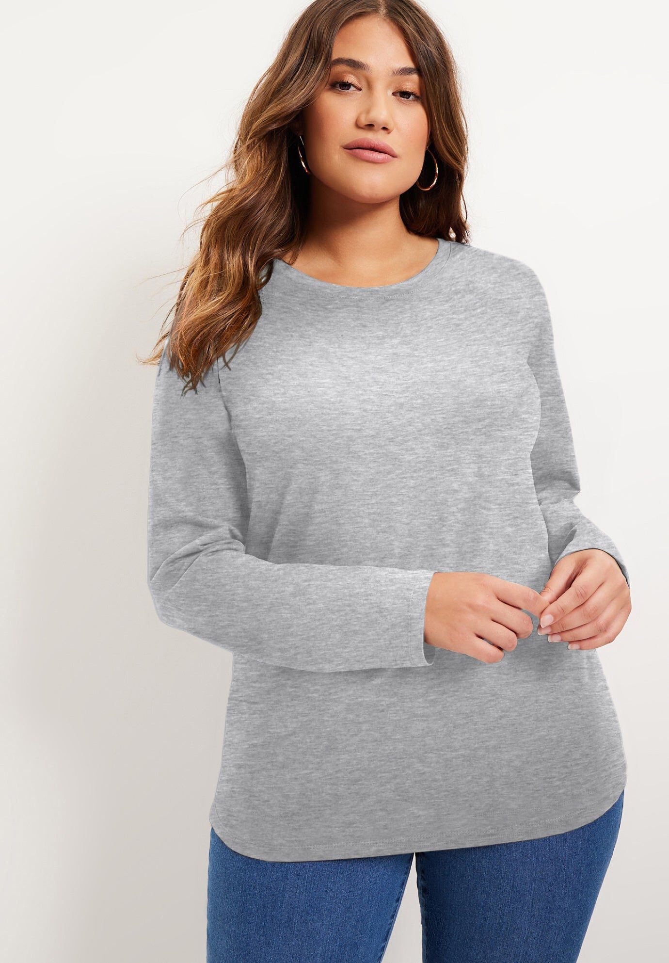 Long-Sleeve Crewneck One + Only Tee