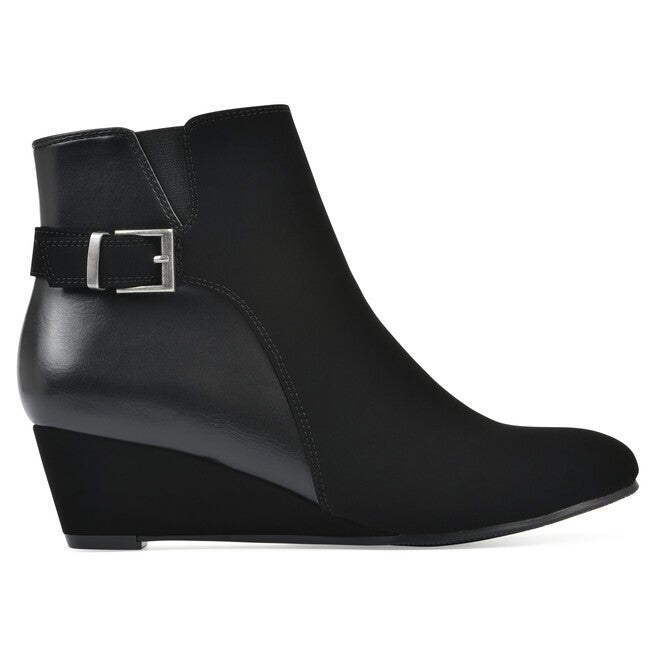 Carmen Wedge Bootie, BLACK, alternate image number null