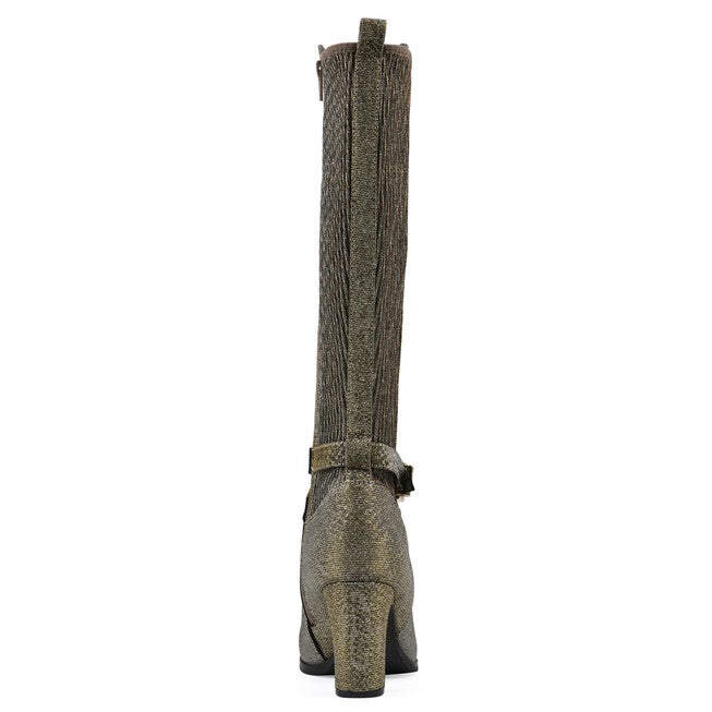 Teals Heeled Tall Shaft Boot, ANTIQUE GOLD, on-hover image number null