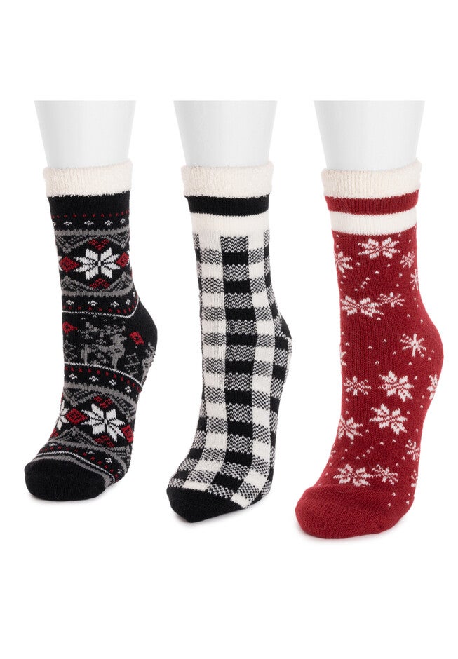 3 Pair Pack 2 Layer Ankle Socks, , on-hover image number null