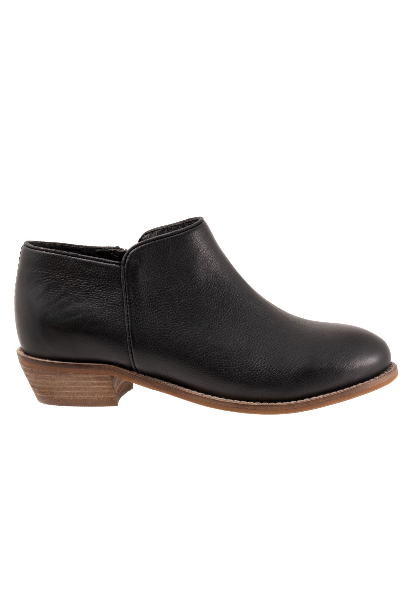 Rocklin Leather Bootie by SoftWalk®, , alternate image number 2