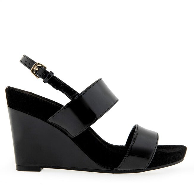 Petra Wedge Sandals, BLACK, alternate image number null