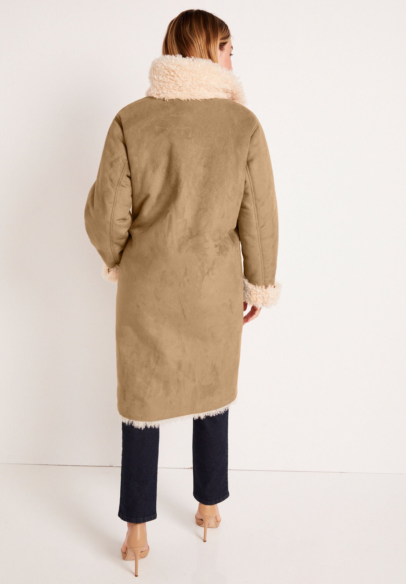 Sahara Faux Suede Trench