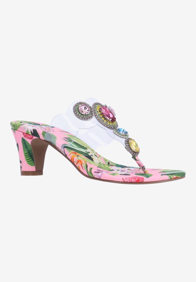 Varanese Sandal, CLEAR PINK GREEN, hi-res image number 0