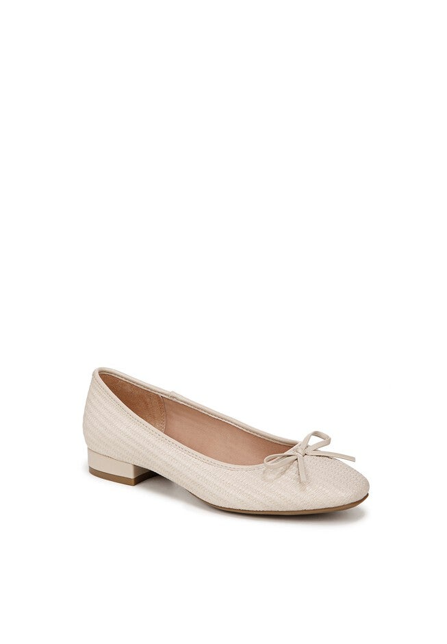 Cheers Woven Ballet Flat, ALMOND MILK, hi-res image number null