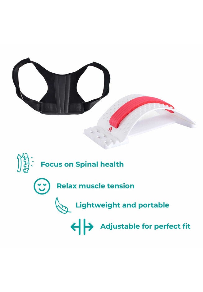 Back Health Essentials Kit: Multi-Level Stretch & Posture Perfection., , on-hover image number 1