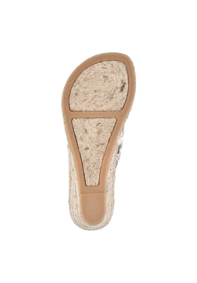 White Mountain Beachball Wedge Espadrille, , alternate image number null