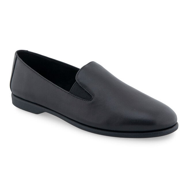 Nuit Almond Toe Loafer, BLACK SMOOTH LEATHER, hi-res image number 0