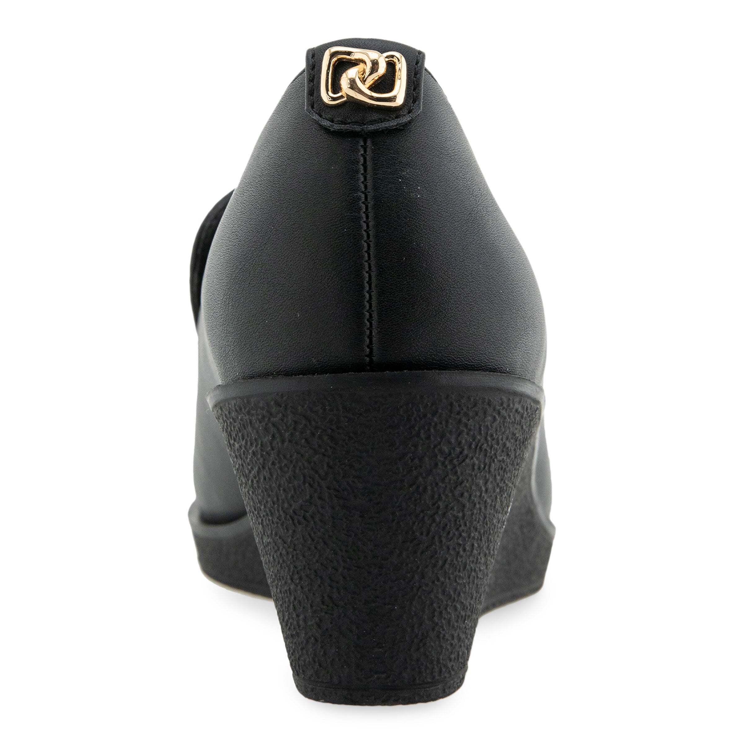 Basil Wedge Heel Loafer, BLACK, on-hover image number 1